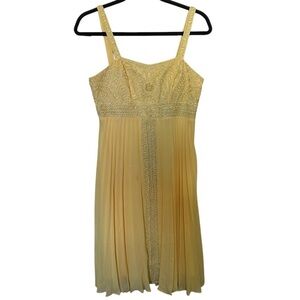 SueWong Chiffon Embroidered Mini Dress